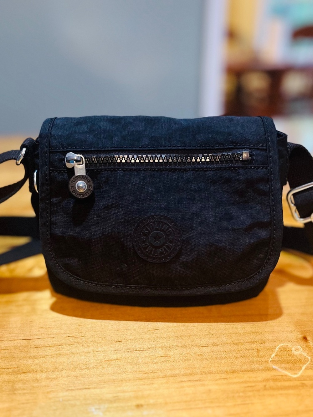 Kipling Sabian Crossbody Mini Bag Black Noir